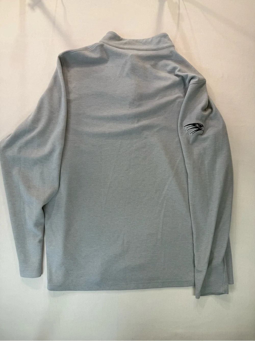 Nike Light Grey & Navy Basketball Quarter-Zip Pullover
